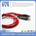 Adaptador micro del cable del USB MHL HDMI de 2M HDTV para la galaxia S3 i9300 de Samsung / nota 2